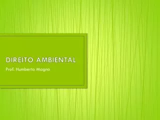 direito ambiental