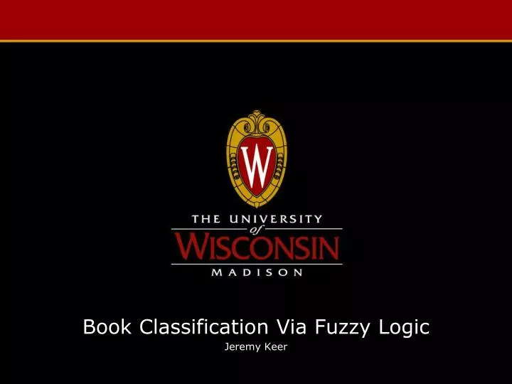 book classification via fuzzy logic jeremy keer