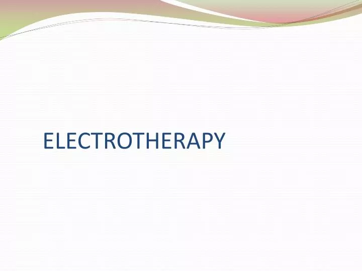 electrotherapy