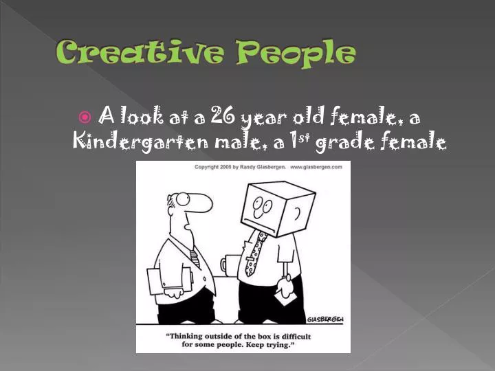 creative people