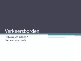 verkeersborden