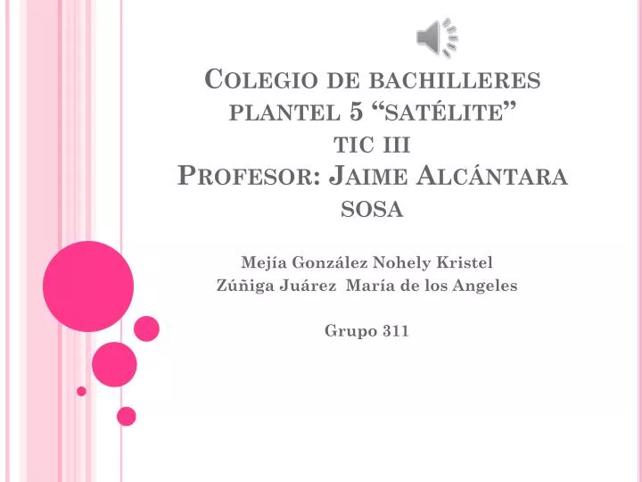 colegio de bachilleres plantel 5 sat lite tic iii profesor jaime alc ntara sosa