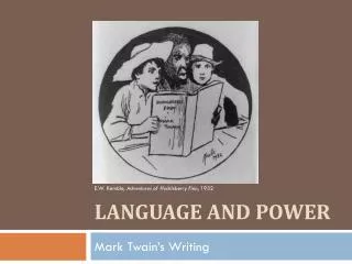 Language and Power