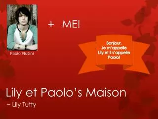 lily et paolo s m aison