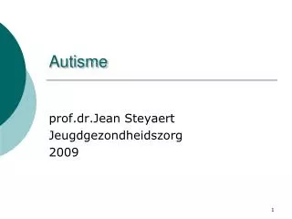 autisme