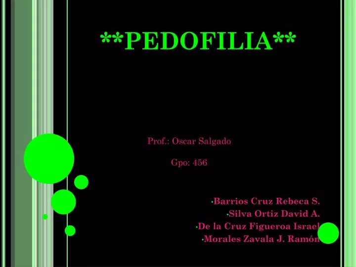 pedofilia