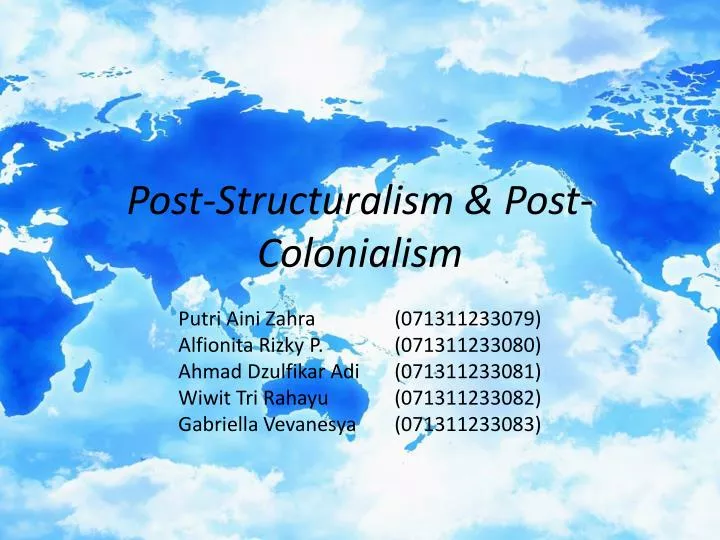 post structuralism post colonialism