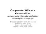 Encodings and ambiguity Communication across different priors “ Implicature ” arises naturally - slide 1