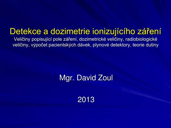 mgr david zoul 2013