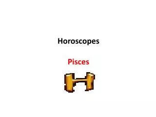 Horoscopes Pisces