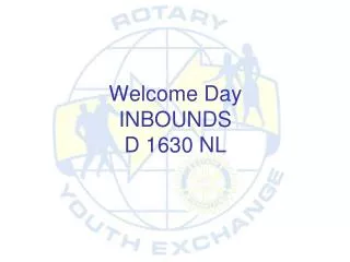 Welcome Day INBOUNDS D 1630 NL