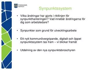 synpunktssystem
