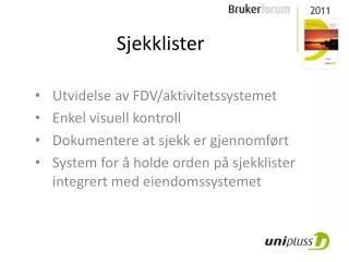 sjekklister