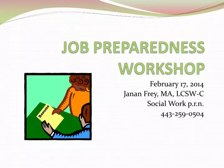 job preparedness workshop