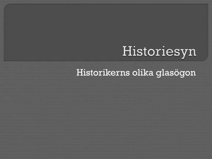 historiesyn