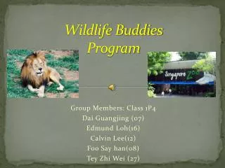 Wildlife Buddies Program