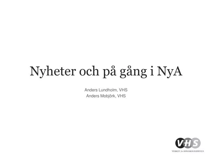 nyheter och p g ng i nya