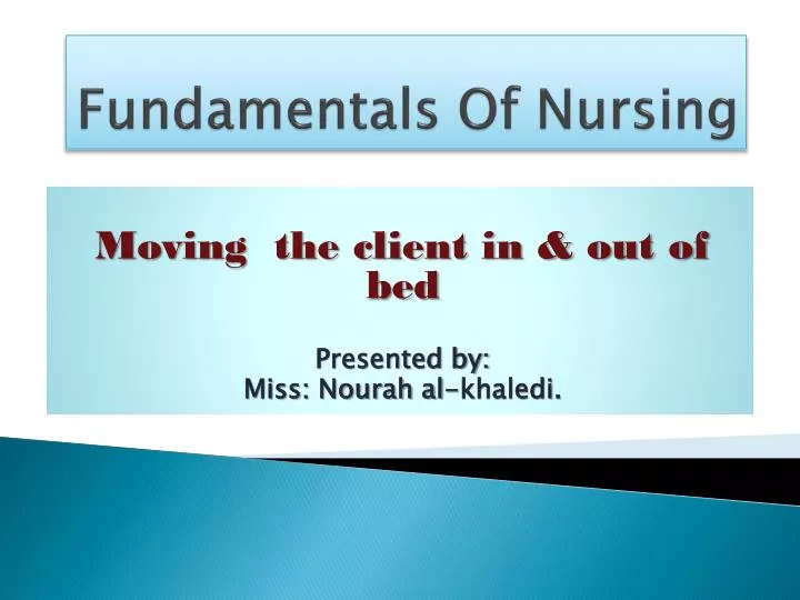 fundamentals of nursing