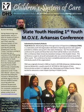 State Youth Hosting 1 st Youth M.O.V.E. Arkansas Conference