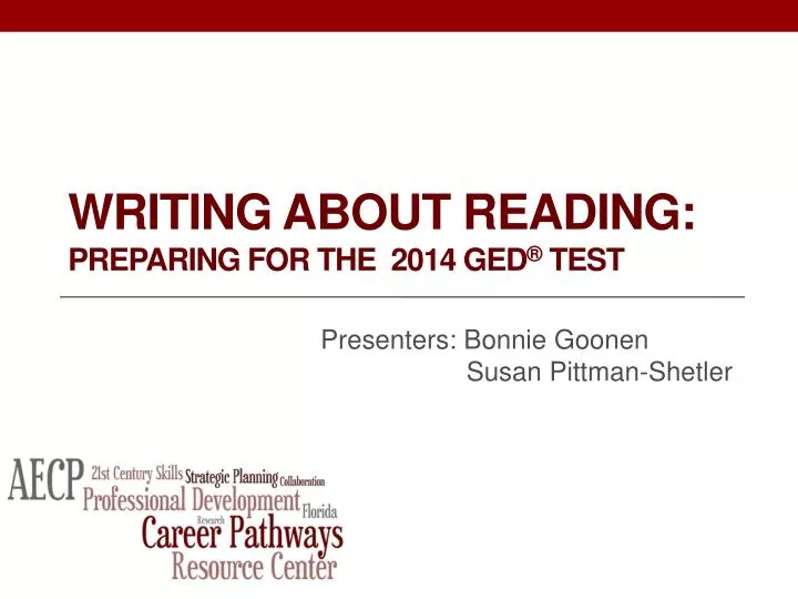 writing about reading preparing for the 2014 ged test