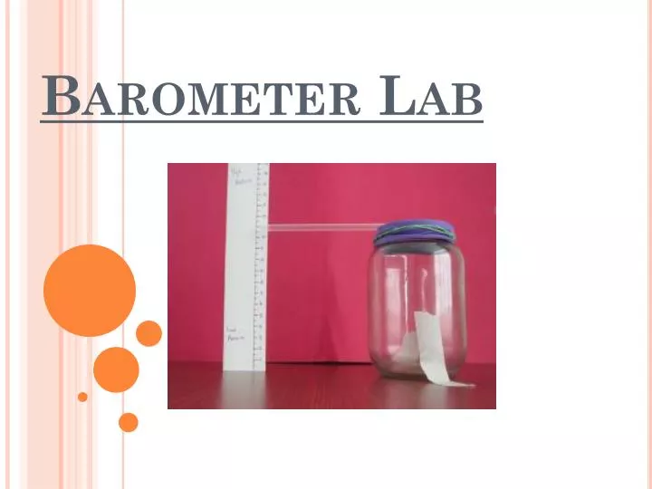 barometer lab