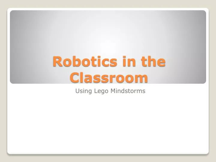 robotics in the classroom