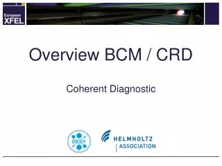 Overview BCM / CRD