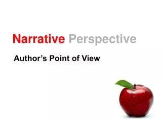 narrative perspective