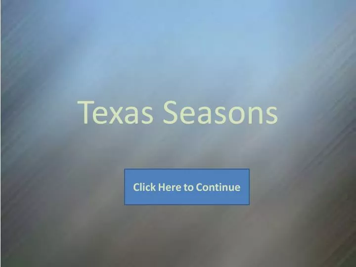 texas seasons