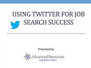 Using Twitter for Job Search Success