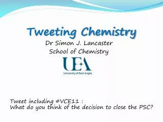 Tweeting Chemistry