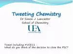 Tweeting Chemistry