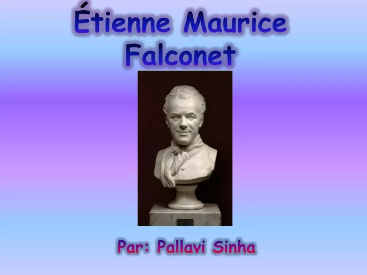 tienne maurice falconet