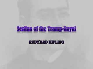 Sestina of the Tramp-Royal