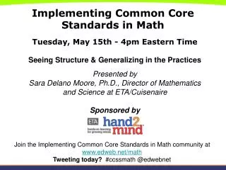 Implementing Common Core Standards in Math