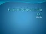 Sentence Diagramming #11 - slide 1