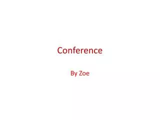 Conference