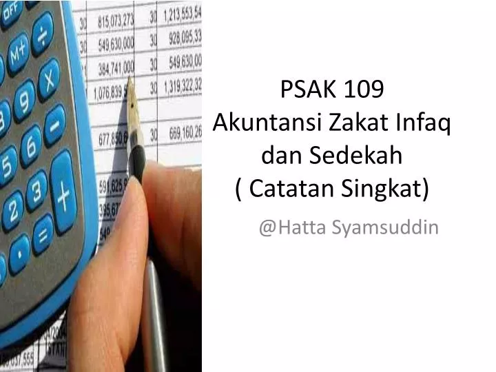 psak 109 akuntansi zakat infaq dan sedekah catatan singkat