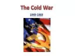 The Cold War - slide 1