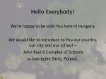 Discover the Beauty of Jastrzębie Zdrój and John Paul II Complex of Schools - slide 1