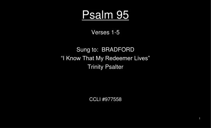 psalm 95