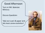 Good Afternoon - slide 1