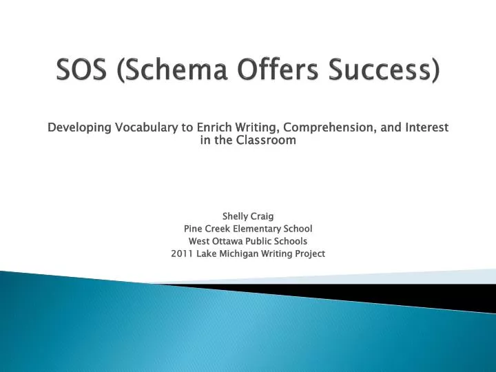 sos schema offers success