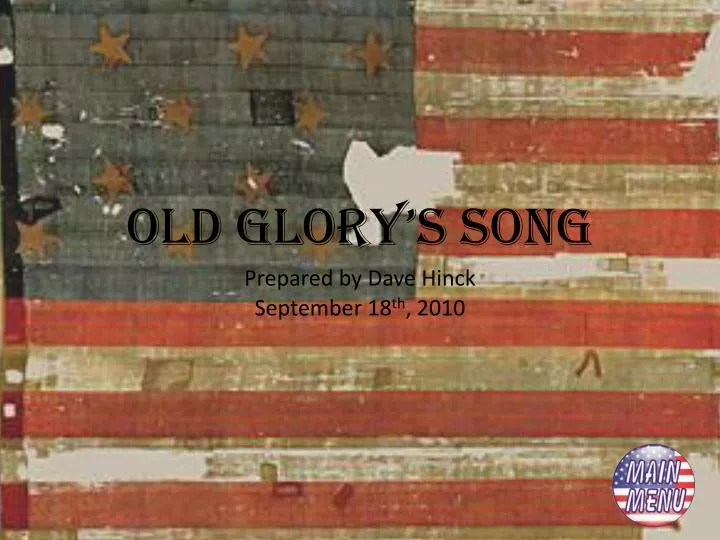 old glory s song