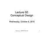 Understanding Conceptual Design in Database Systems - slide 1