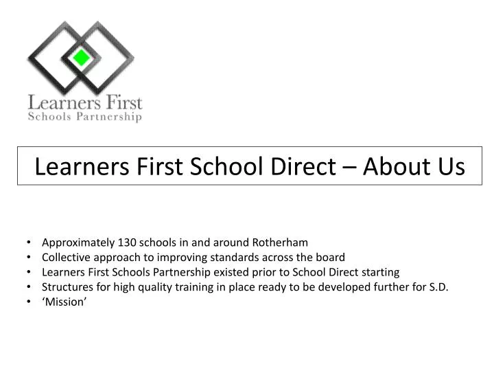 learners first school direct about us