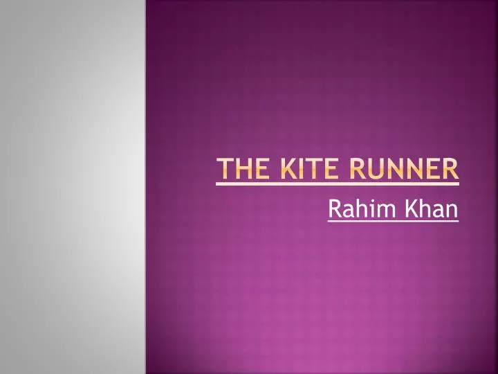 the kite runner