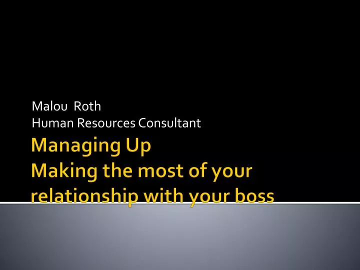 malou roth human resources consultant
