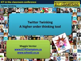 Twitter Twinking A higher order thinking tool