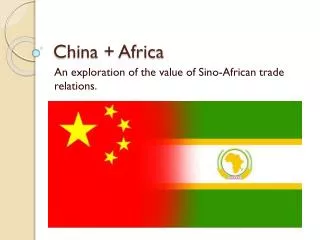 China + Africa